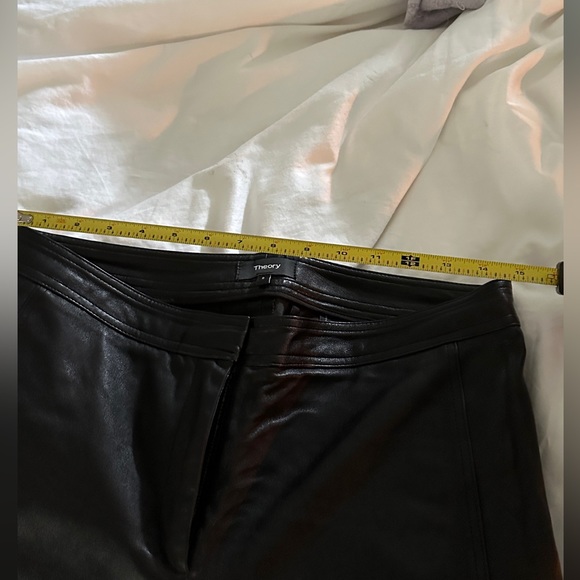 Theory Bristol Leather Pants - Size 8 - Picture 16 of 16